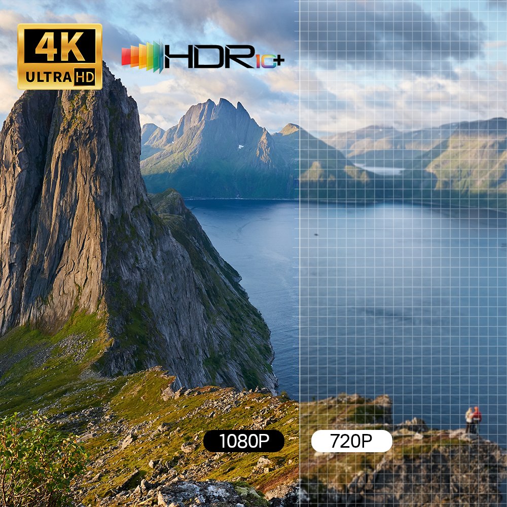 V1 Hot Sell Projector 4k Android 13 Projector 300ANSI ATV Dual Launcher Auto Keystone 4k 5G Mini Portable Smart LCD Projector