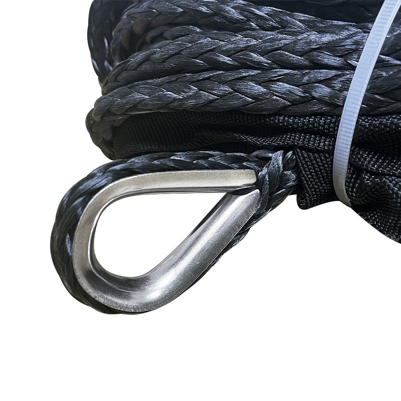 Customized Factory Supplier UHMWPE Synthetic Winch Towing Rope for Winch ATV UTV