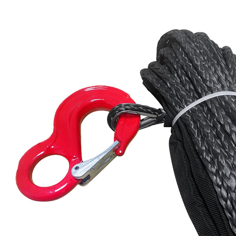 Customized Factory Supplier UHMWPE Synthetic Winch Towing Rope for Winch ATV UTV