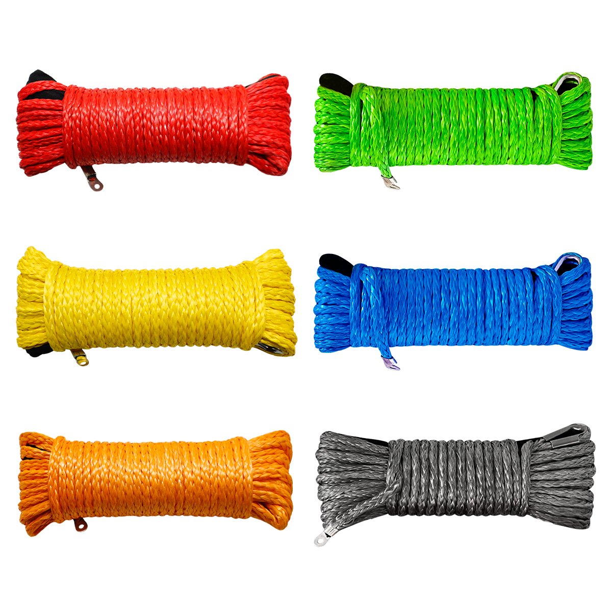 Customized Factory Supplier UHMWPE Synthetic Winch Towing Rope for Winch ATV UTV
