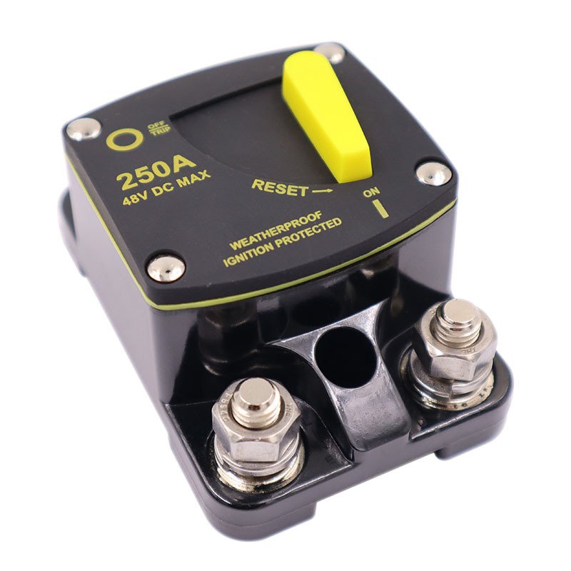 Automotive Circuit Breaker 100A-300A with Manual Reset Fit for Marine Boat ATV Manual Power