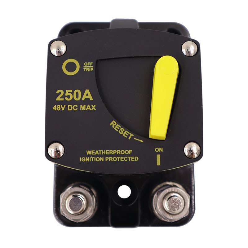 Automotive Circuit Breaker 100A-300A with Manual Reset Fit for Marine Boat ATV Manual Power