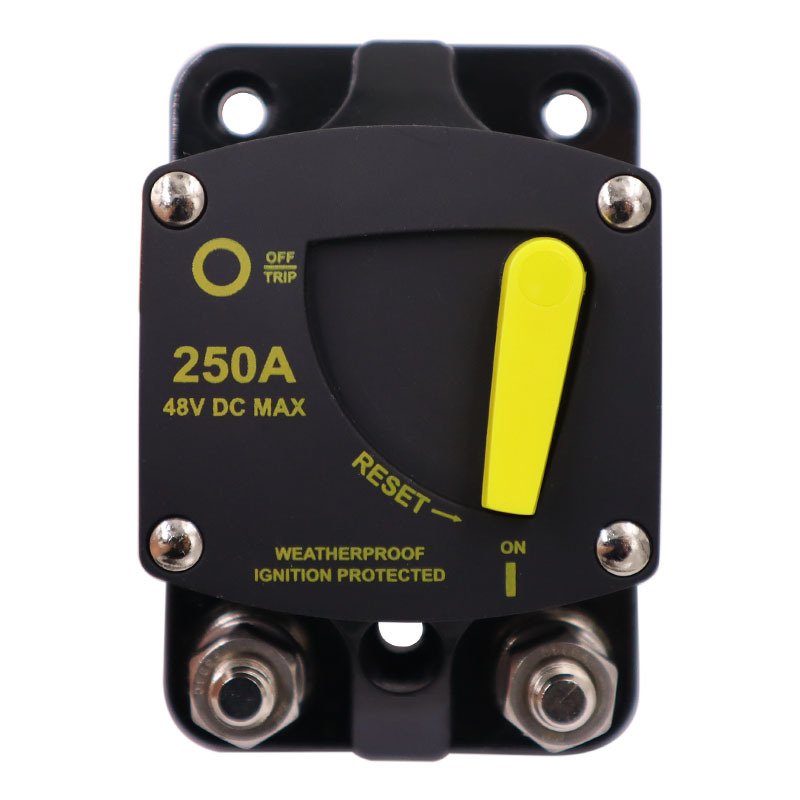 Automotive Circuit Breaker 100A-300A with Manual Reset Fit for Marine Boat ATV Manual Power