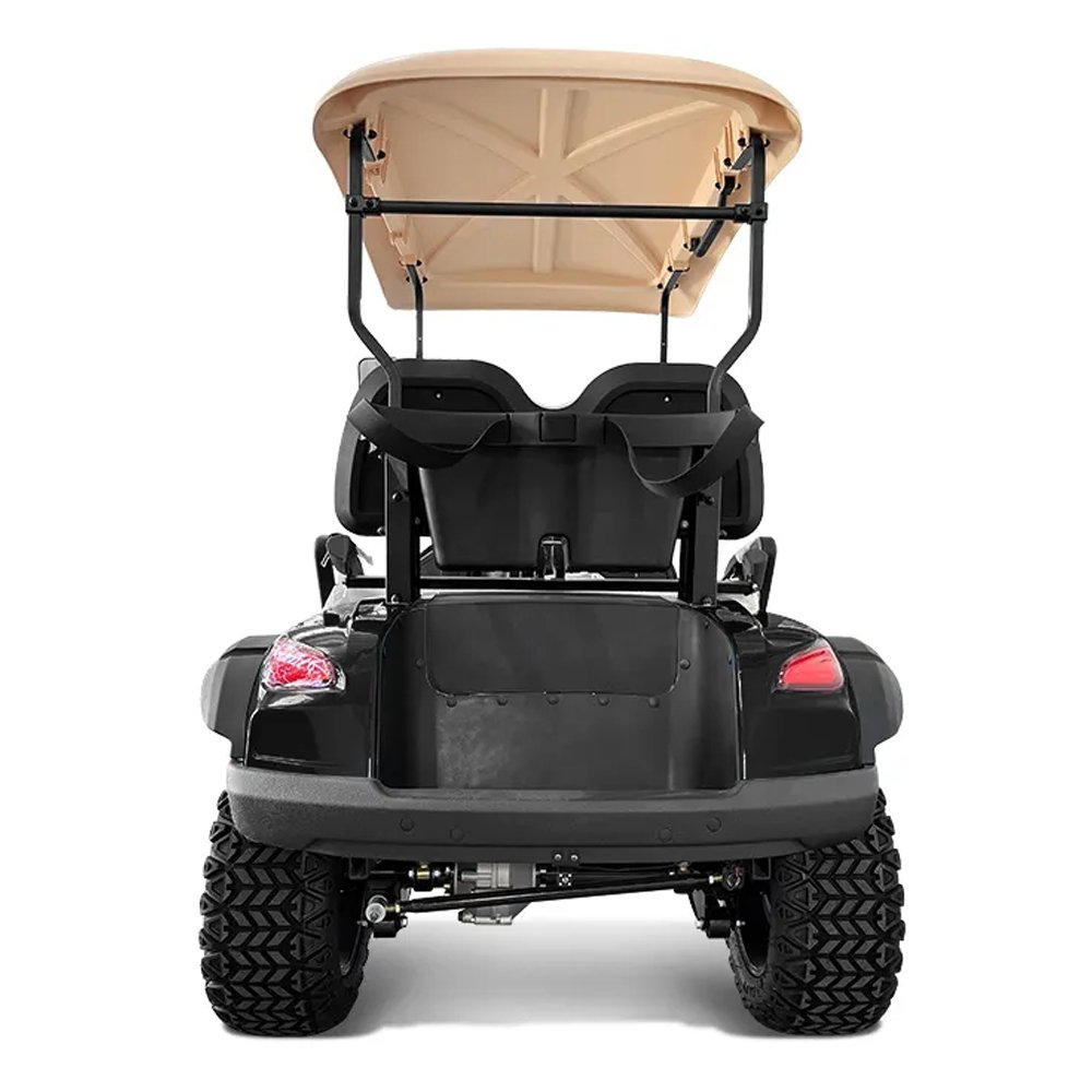 Custom Street Comfortable 2 Seat 4 Wheeler Electric 48V 5KM off Road Lithium Battery Golf Cart Atv Grizzly for Adults
