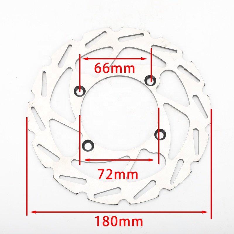 180mm ATV Front Brake Disc Motorcycle Stainless Steel for YAMAHA YFM 700 GRIZZLY FI AUTO 4X4 EPS SPECIAL EDITION 2009-2019