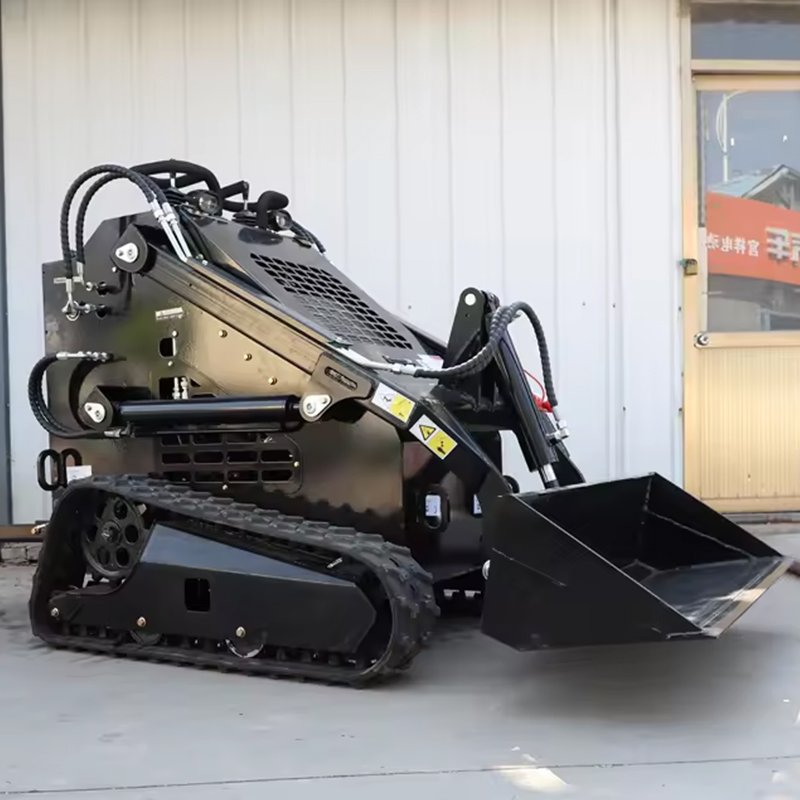 Free Shipping 1ton 1000kg Mini Skid Steer with Three Pump Three Valve Trencher