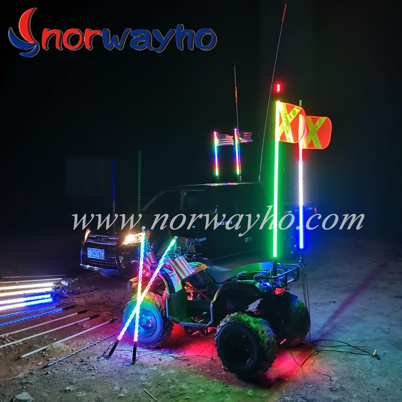LED Whip Light Dream Color Strips Whip Light Offrad UTV RZR SXS ATV