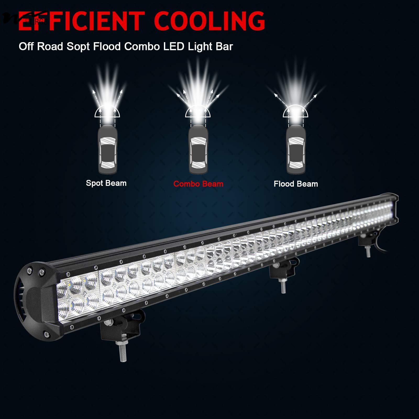 7.62cm 127 cm 288 W LED Light Strip Offroad Spotlight Floodlight Beam 96 X 3 W WORK for Truck SUV ATV 4 X 4 4 WD Headlights