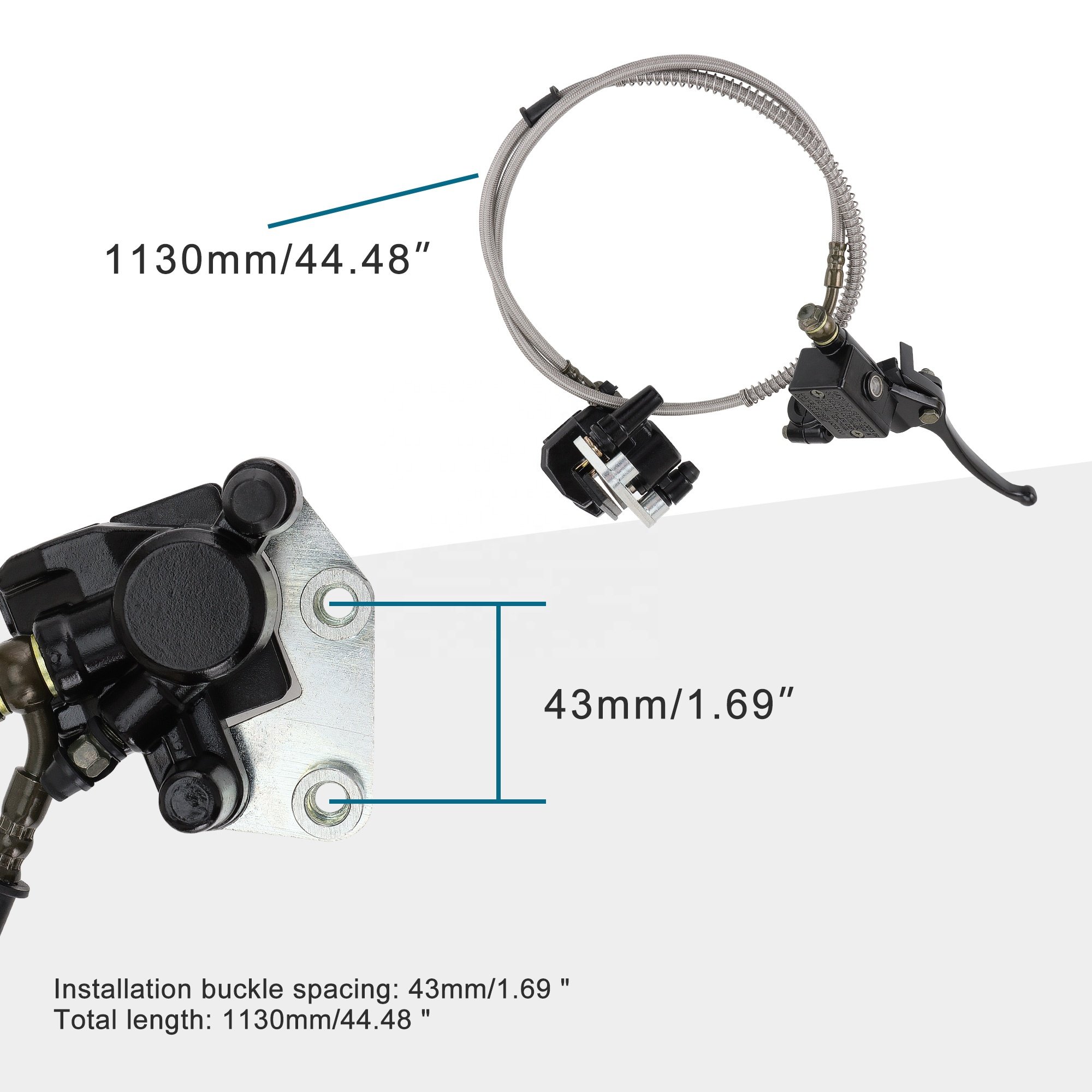 GOOFIT 110cc 125cc Front Disc Brake Replacement for Apollo Dirt Bike Scooter Moped Atv Dirt Pit Bike