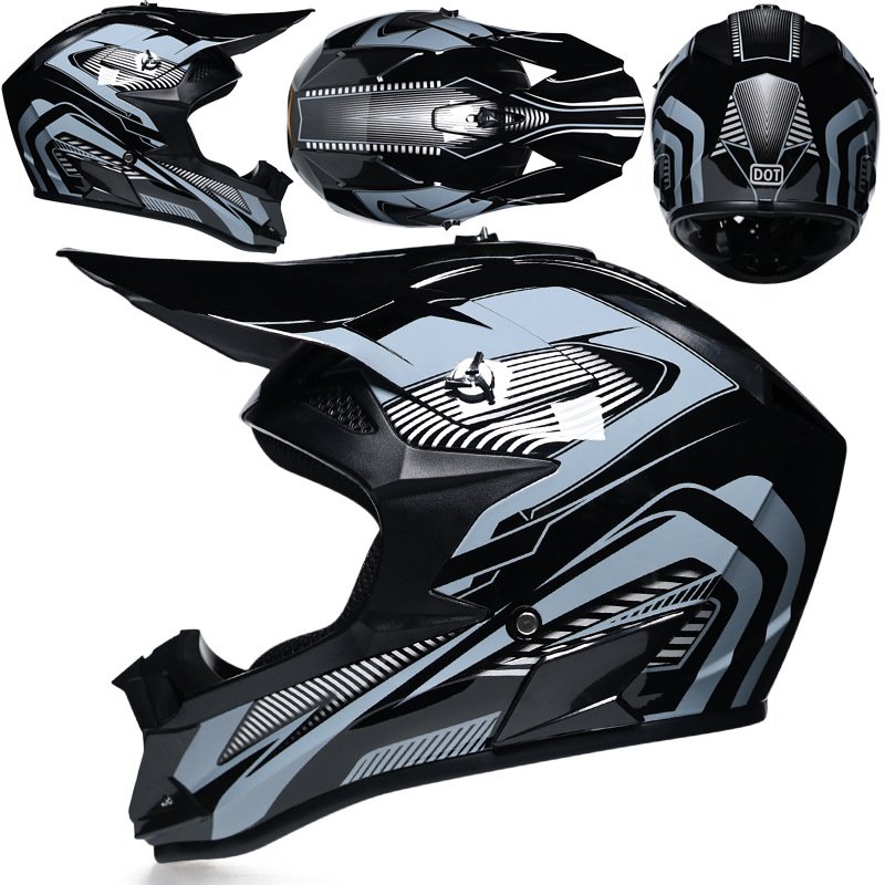 Fashion Full Face Motorcycle Rally Mountain Dirt Bike Cross Helmets Safety Breathable Off-road Atv Motocross Helmet