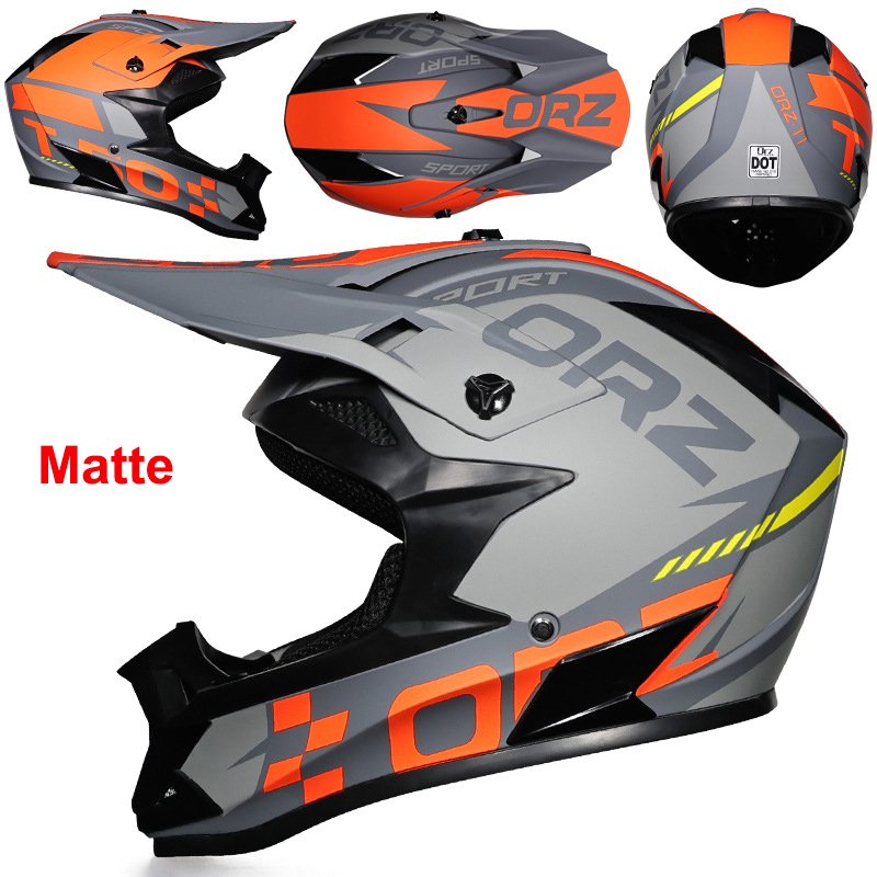Fashion Full Face Motorcycle Rally Mountain Dirt Bike Cross Helmets Safety Breathable Off-road Atv Motocross Helmet