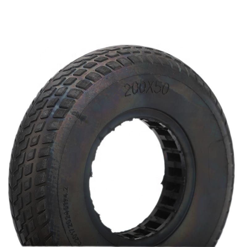 High Quality Super Wear-resistant 8 Inch 200*50 Tire Air-free Solid Tire Electric Scooter Parts Accessories