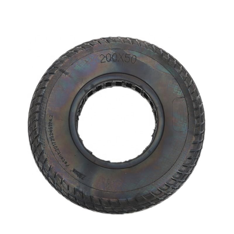 High Quality Super Wear-resistant 8 Inch 200*50 Tire Air-free Solid Tire Electric Scooter Parts Accessories