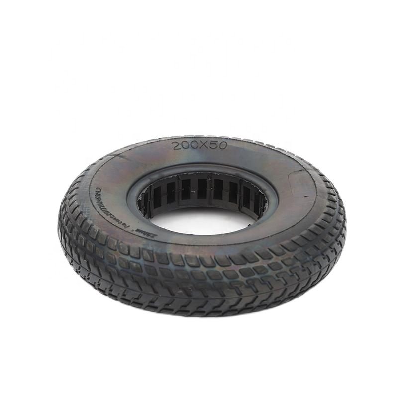 High Quality Super Wear-resistant 8 Inch 200*50 Tire Air-free Solid Tire Electric Scooter Parts Accessories