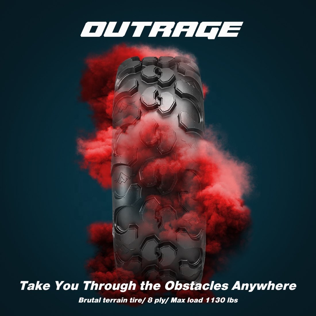 OBOR OUTRAGE High Quality 26X9-12 26X11-12 27X9-14 27X11-14 Dune Buggy Tires Radial ATV Tires ATV/UTV Parts ATV and UTV Tires