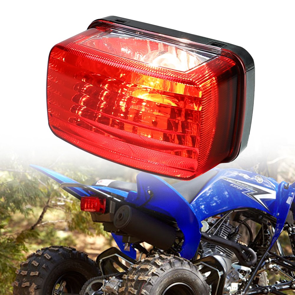 Red Len ATV UTV OEM Tail Light Rear Brake Light for Yamaha Grizzly Big Bear Bruin Kodiak Wolverine Rhino Viking