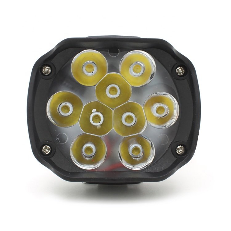 Motorcycle Headlight Fog Spotlight LED Motorbike ATV 12V Working Spot Light off Road Driving Light Universal