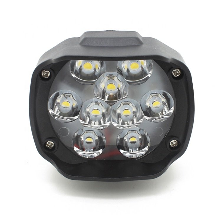 Motorcycle Headlight Fog Spotlight LED Motorbike ATV 12V Working Spot Light off Road Driving Light Universal
