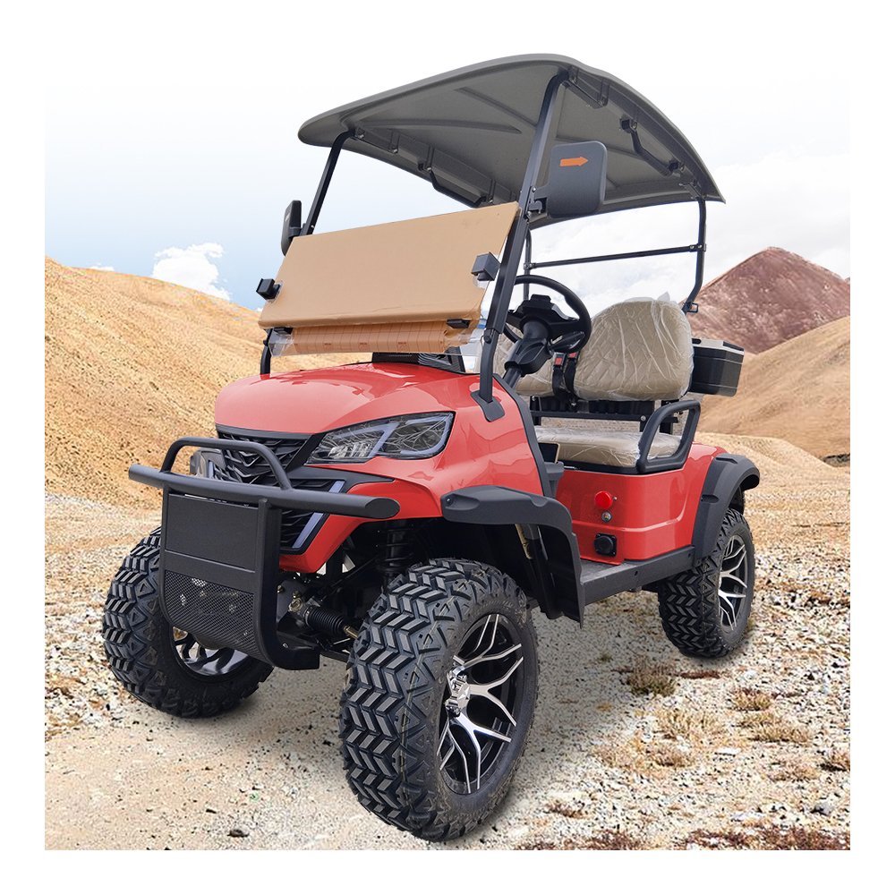 2024 New Street Legal Electric Golf Cart Lifted 6 Seater 4*4 off Road 2 Seater Buggy 48V Cheap Used Cars Food Trailer Linhai Atv