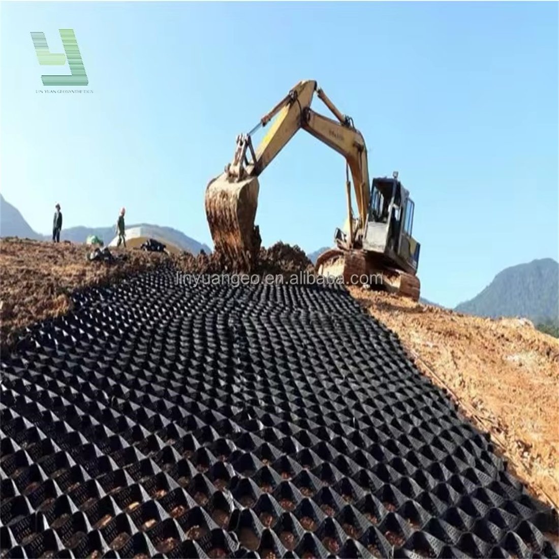 High Quality Commercial Grade HDPE Geocell Price 2" Ground Grid Heavy Duty Gravel Stabilizer for Sheds, Pathway, ATV and Patios