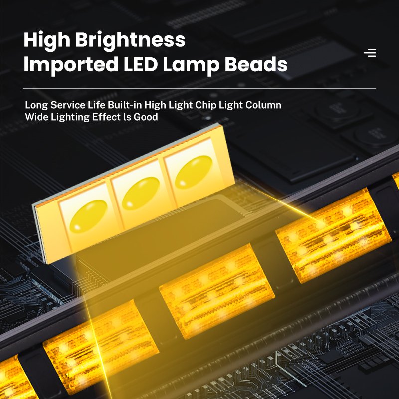 12LED Light Bar Barra Led 4x4 off Road Accessories with Suction Pad Work Light White Amber SUV ATV Trucks Pickup Car Parts