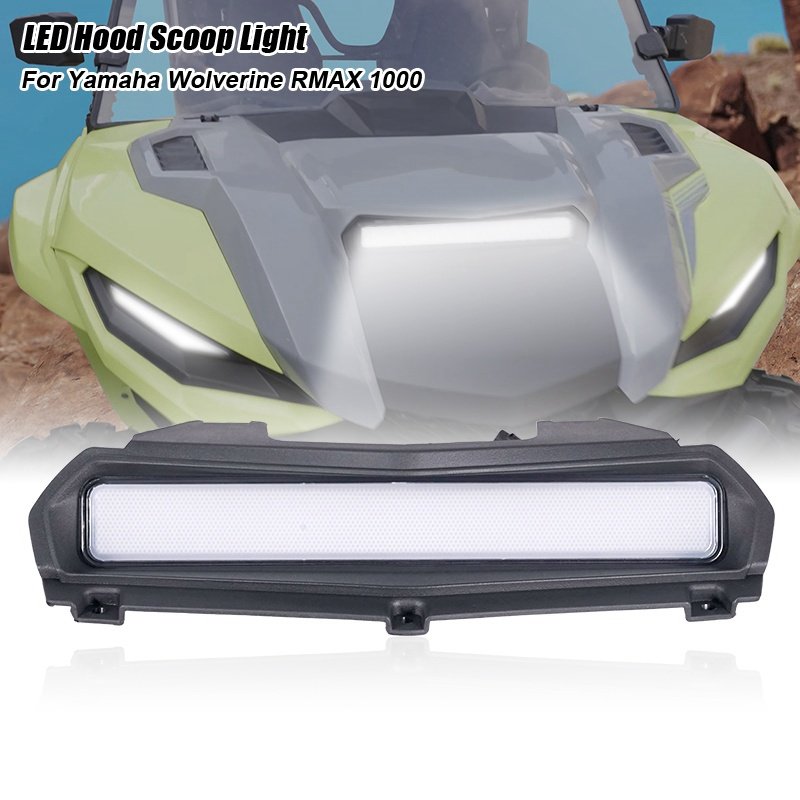 YongJin Favorable Price Auto Lighting System LED Hood Scoop Light for Yamaha Wolverine RMAX 1000 Atv Parts
