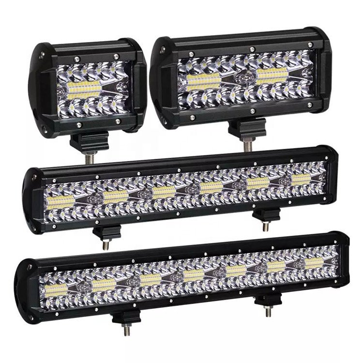 High Power 3 Rows 12'' 20'' 420w for Car Tractor Boat OffRoad 4x4 Truck SUV ATV LED Light Bar