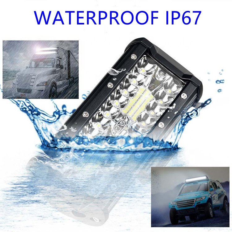 High Power 3 Rows 12'' 20'' 420w for Car Tractor Boat OffRoad 4x4 Truck SUV ATV LED Light Bar