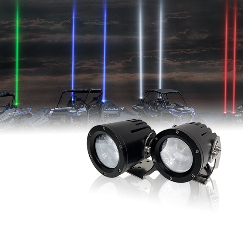 2025 Customized Remote ATV UTV Truck Offroad SUV 4X4 LED Fog Light Car Offroad Truck Motorcycle Mini Led Car Laser Work Light