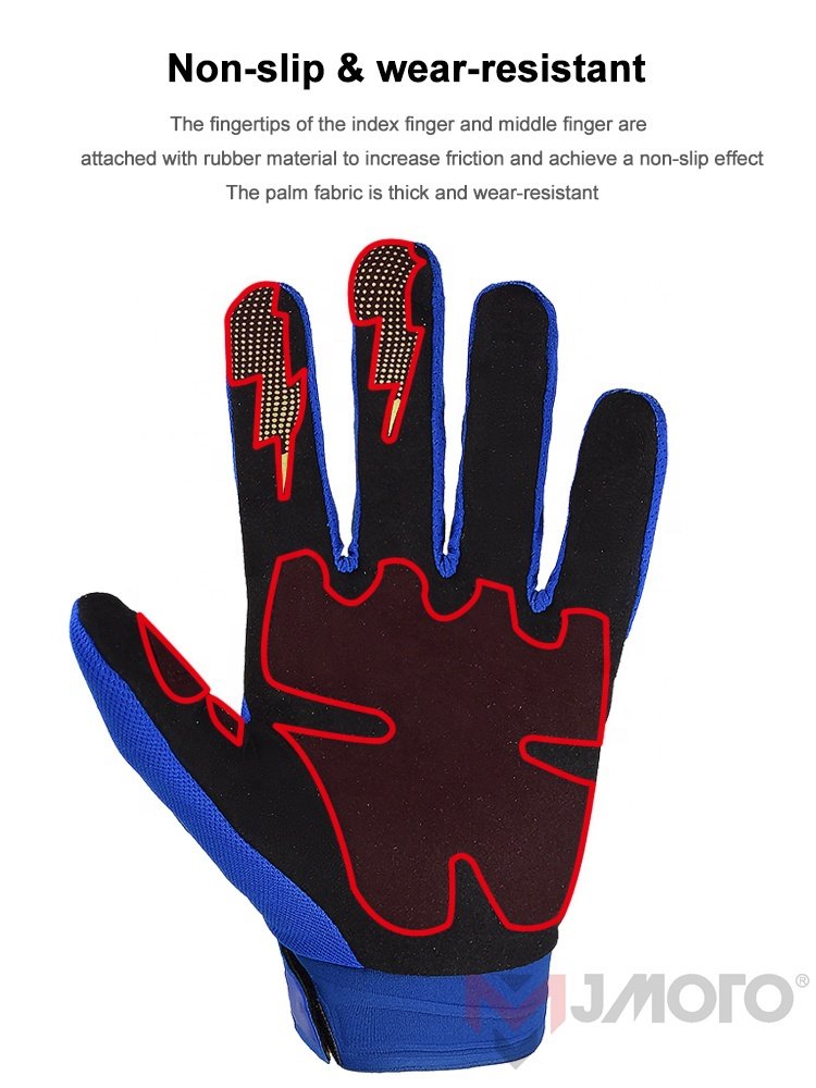 Custom Bicycle ATV MTB BMX Off Road Motorcycle Riding Gloves Mountain Bike Cycling Hand Gloves Motocross Bike Racing Gloves