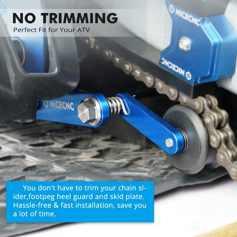 NiceCNC ATV Drive Chain Tensioner for Yamaha RAPTOR 700 700R YFM700 YFM700R 2013-2022 2020 2018 2017 2016 Aluminum Accessories