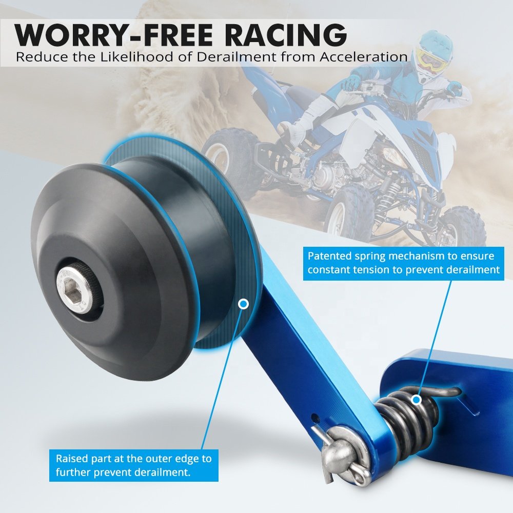 NiceCNC ATV Drive Chain Tensioner for Yamaha RAPTOR 700 700R YFM700 YFM700R 2013-2022 2020 2018 2017 2016 Aluminum Accessories