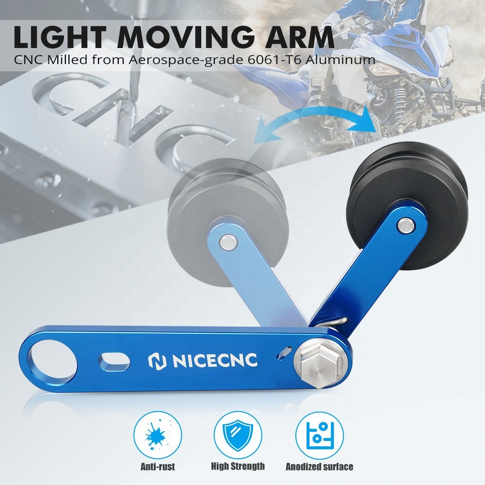 NiceCNC ATV Drive Chain Tensioner for Yamaha RAPTOR 700 700R YFM700 YFM700R 2013-2022 2020 2018 2017 2016 Aluminum Accessories