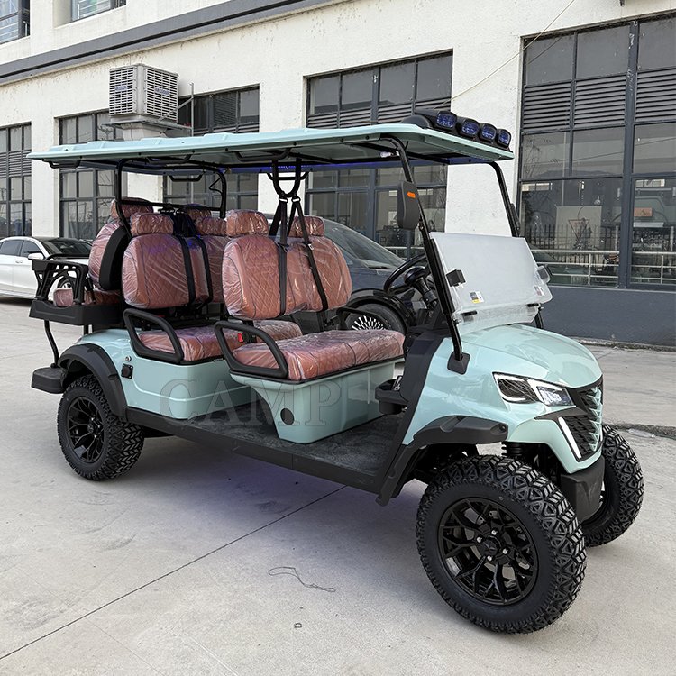 CAMP Lithium Electric Golf Cart Off Road Hunting Club Car 72V Lifted Golf Buggy Electric Vehicle Golf Scooter