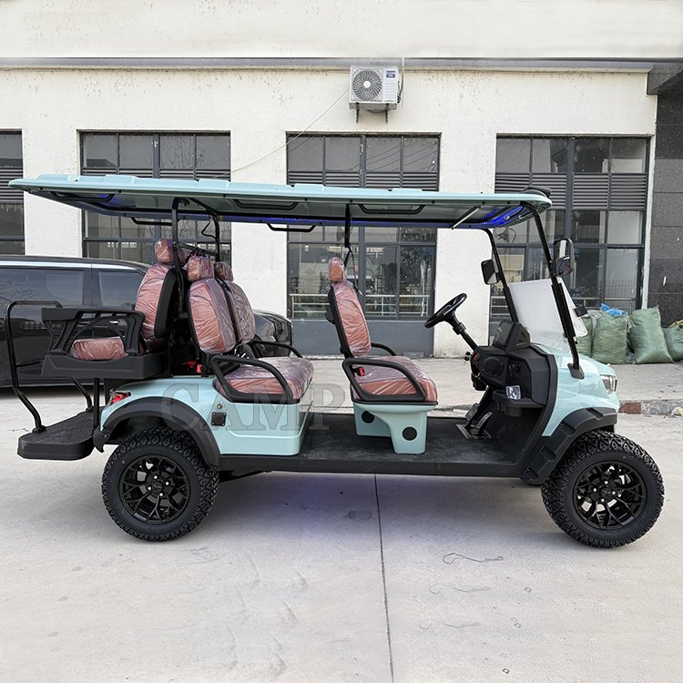 CAMP Lithium Electric Golf Cart Off Road Hunting Club Car 72V Lifted Golf Buggy Electric Vehicle Golf Scooter