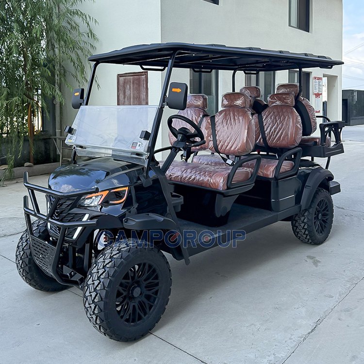 CAMP Lithium Electric Golf Cart Off Road Hunting Club Car 72V Lifted Golf Buggy Electric Vehicle Golf Scooter