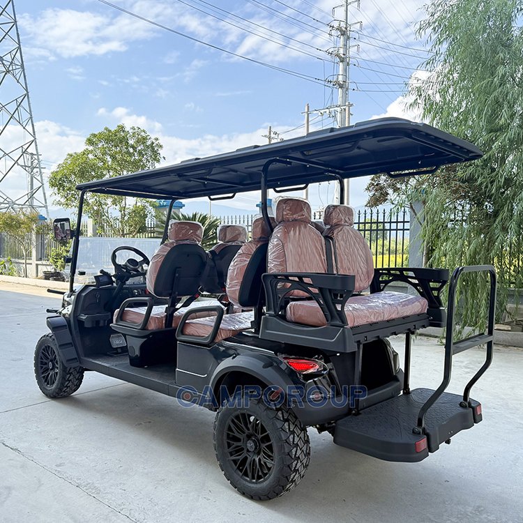 CAMP Lithium Electric Golf Cart Off Road Hunting Club Car 72V Lifted Golf Buggy Electric Vehicle Golf Scooter