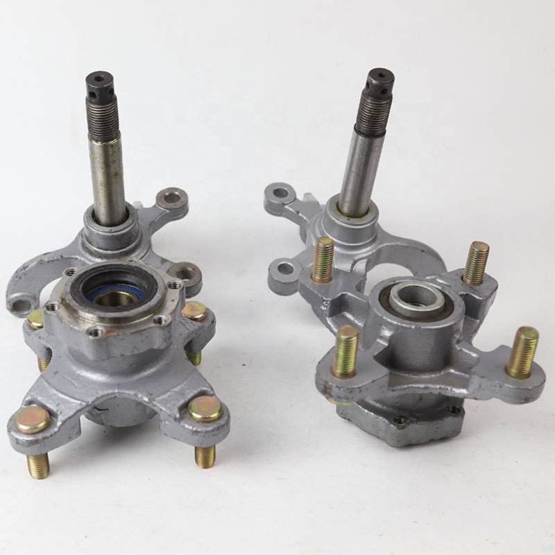 4 Stud Front Wheel Hub Bearing Flange Steering Knuckle Spindle for China ATV 200-7 QUAD