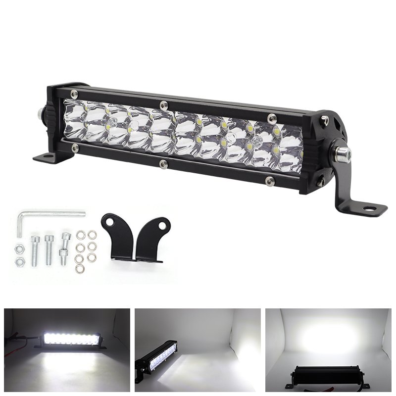Slim LED Light Bar Double Row 8" 15" 20" 12D 60W 120W 180W 4x4 LED Work Light Bar for Car Tractor SUV ATV Off Road Accessories