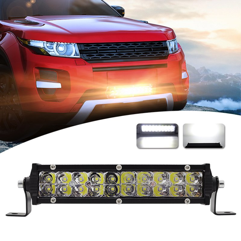 Slim LED Light Bar Double Row 8" 15" 20" 12D 60W 120W 180W 4x4 LED Work Light Bar for Car Tractor SUV ATV Off Road Accessories