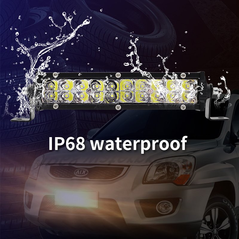 Slim LED Light Bar Double Row 8" 15" 20" 12D 60W 120W 180W 4x4 LED Work Light Bar for Car Tractor SUV ATV Off Road Accessories