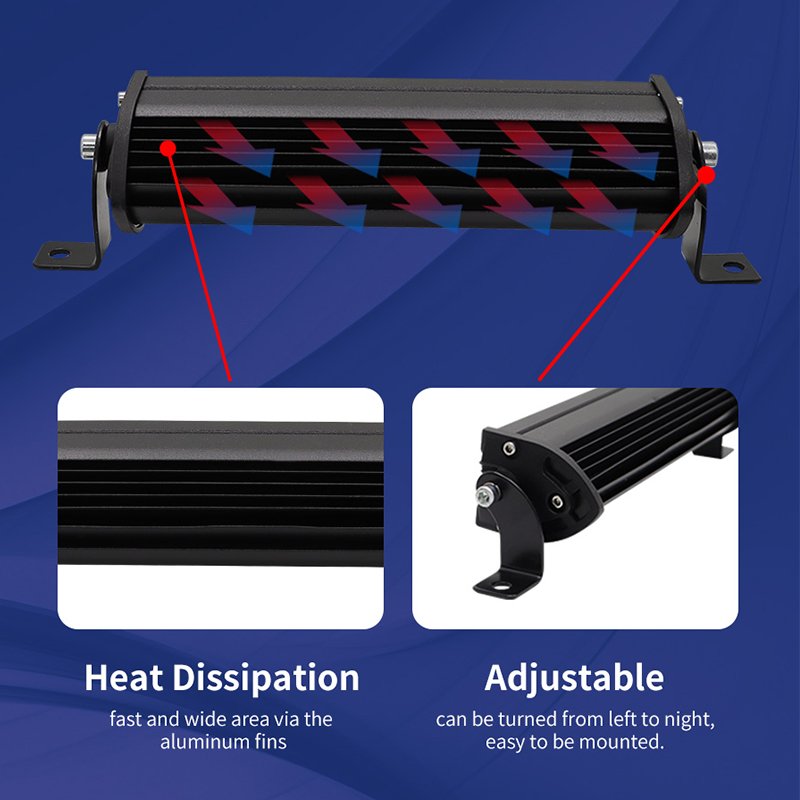 Slim LED Light Bar Double Row 8" 15" 20" 12D 60W 120W 180W 4x4 LED Work Light Bar for Car Tractor SUV ATV Off Road Accessories