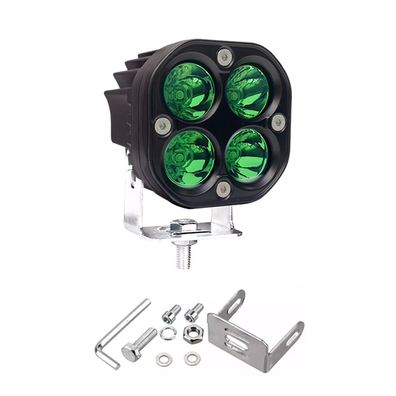 Red Green Blue 3Inch 40w Led Work Light Bar Driving Lamp for Off Road Truck Boat Pickup ATV UTV 12V 24V Fog Lamp Car Accessories