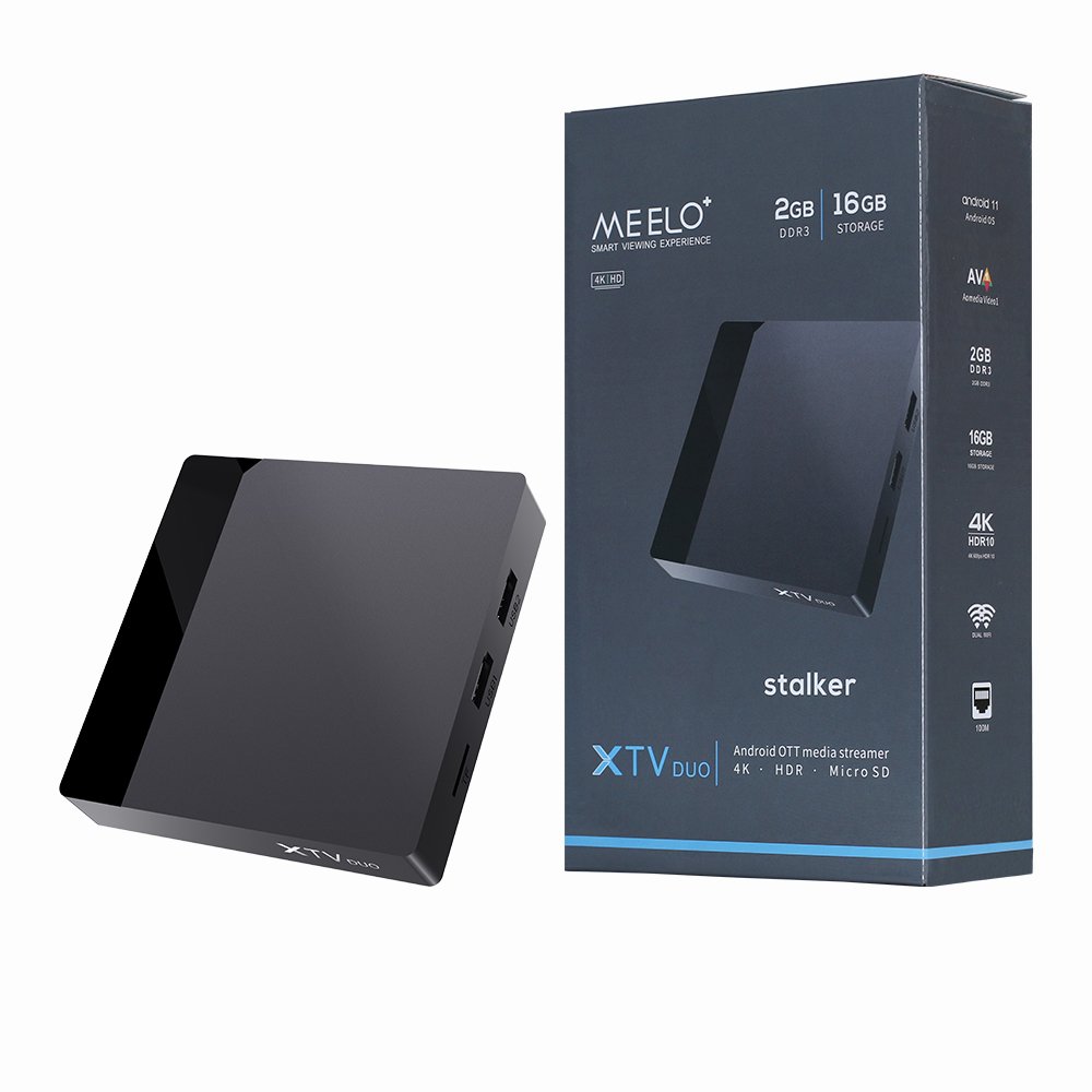 Premium Stalker IPTV Box XTV DUO With 8K Strong TV PROMAX 1year Warranty 2GB 16GB Android IP-TV Player TREX 4K HD Free test Euro