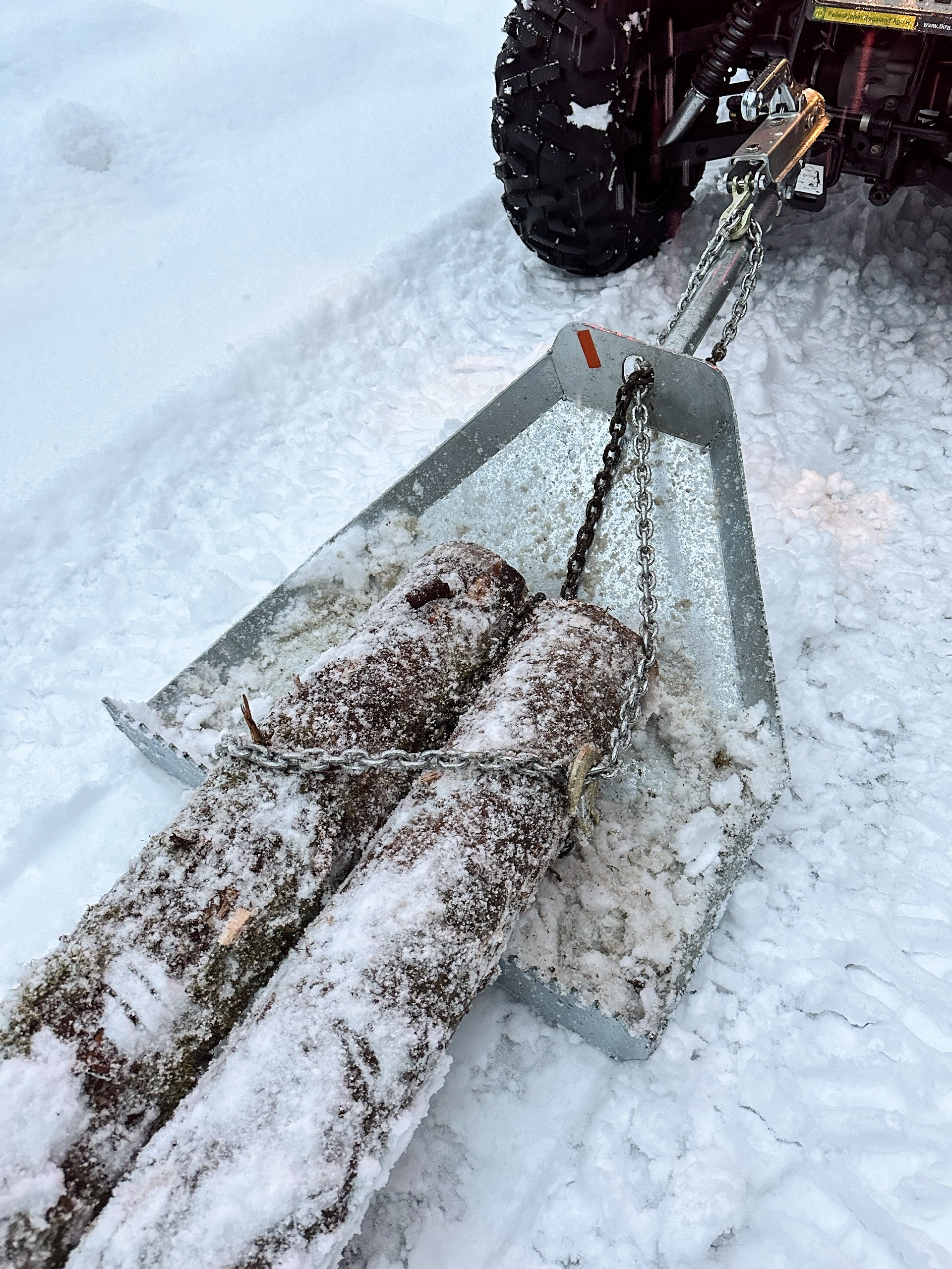 Atv Log Hauler,atv Log Loader,log Skidding Plate