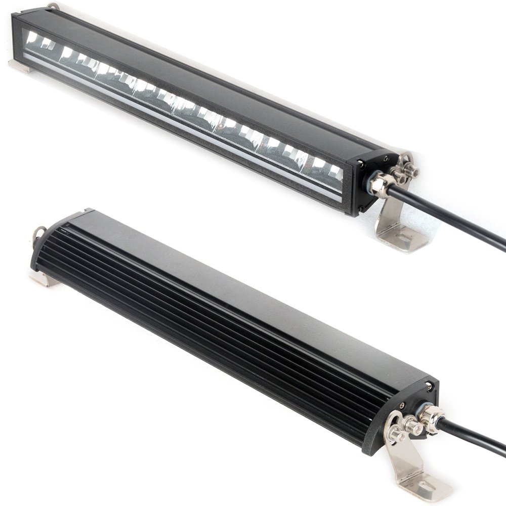 Modern Led Light Bar Single Row White & Amber DRL Position Light 8'' 15'' 22'' Single Row Driving Light for Off-road 4x4 Suv Atv