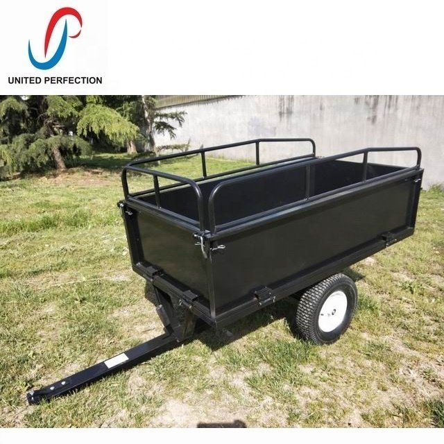 2025 Multi-Purpose Pull behind Trailers for ATV & Farm Dump Low MOQ Motorcycle & ATV Utility Trailers