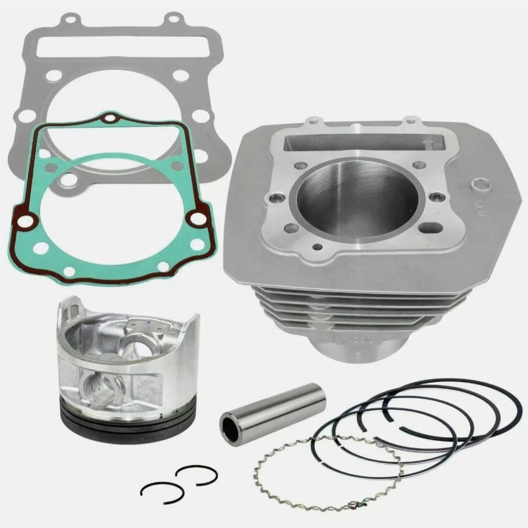 Caltric Compatible with Cast Aluminium ATV Engine Cylinder Piston Kit Kawasaki Bayou 300 Klf300B 1989-2004