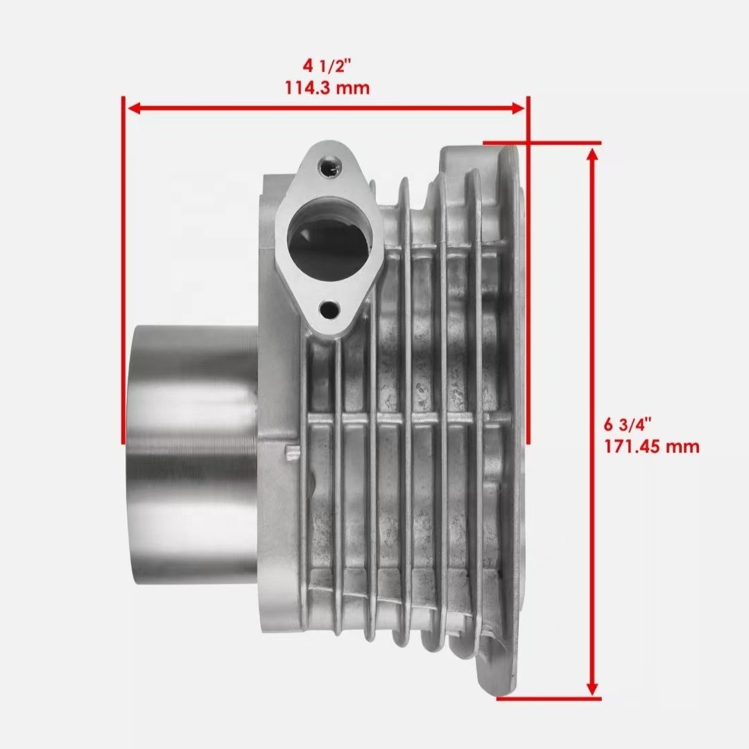 Caltric Compatible with Cast Aluminium ATV Engine Cylinder Piston Kit Kawasaki Bayou 300 Klf300B 1989-2004