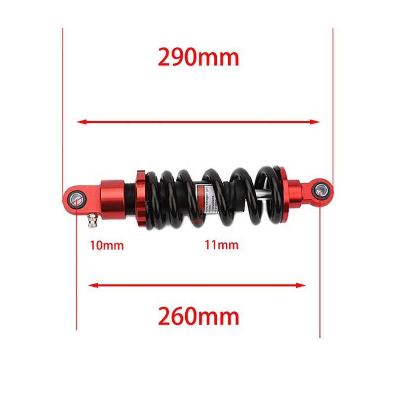 260mm Universal Motorcycle Shock Absorber Rear Suspension Fit for Honda Suzuki Yamaha Kawasaki ATV Go Kart